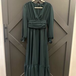 Dark Green Maxi Dress